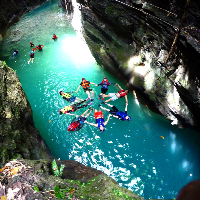 Canyoneering adventure in Cebu