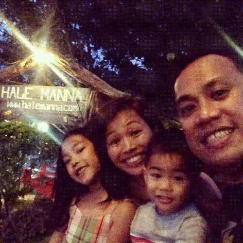 Family enjoying Hale Manna resort